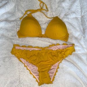 Shade & shore yellow bikini